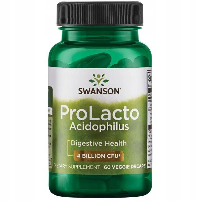 PROLACTO ACIDOPHILUS Swanson Health Products probiotyki kapsułki 60 szt.