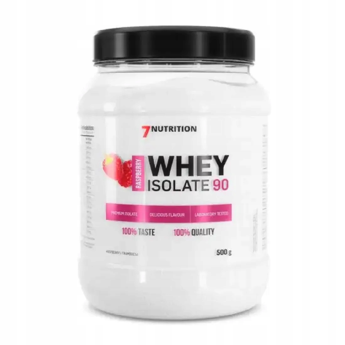 Odżywka białkowa izolat białka - WPI 7Nutrition proszek 500 g smak malinowy