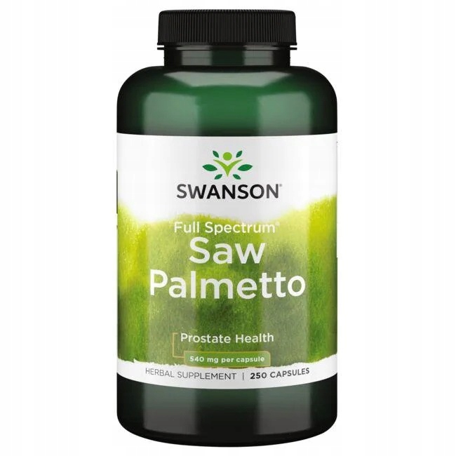 Swanson Saw Palmetto 540 mg 100 kapsułek palma sabałowa prostata - obrazek 4