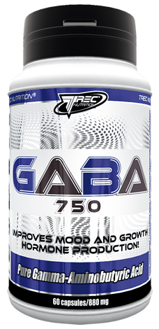 Suplement diety Trec Nutrition GABA 750 kapsułki 60 szt. bez cukru - obrazek 2