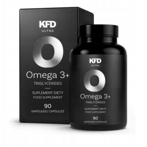 Suplement diety KFD Omega 3+ kapsułki 90 szt. kwasy omega-3 bezglutenowy