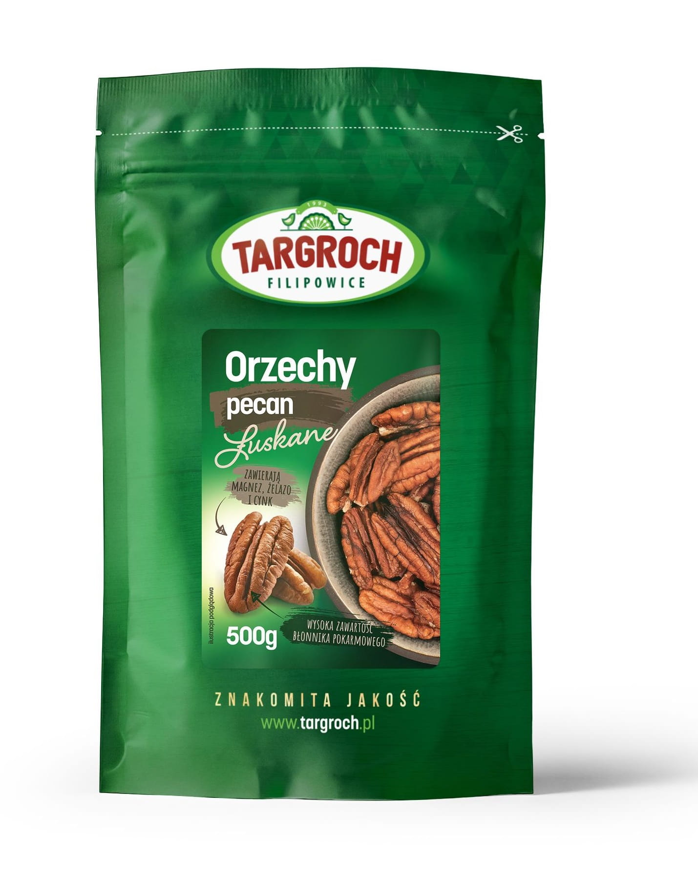Orzechy pekan Targroch całe orzechy 500 g
