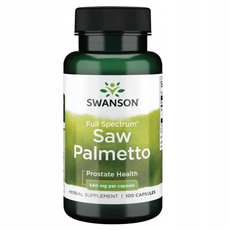 Swanson Saw Palmetto 540 mg 100 kapsułek palma sabałowa prostata