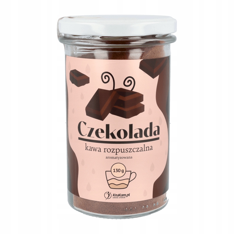 Kawa rozpuszczalna KruKam Kawa rozpuszczalna Czekolada 130 g