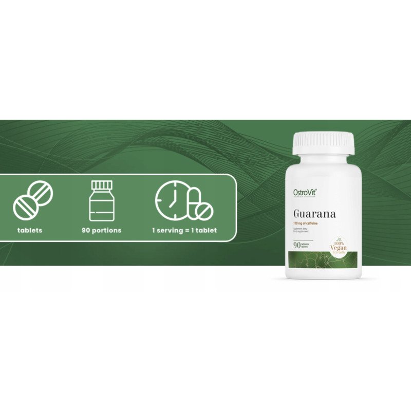 Tabletki OstroVit Guarana 90 szt. - obrazek 5