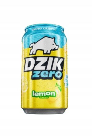 Napój gazowany WKDZIK LEMON ZERO CAFFEINE 0kcal Bez Cukru WK DZIK 330ml