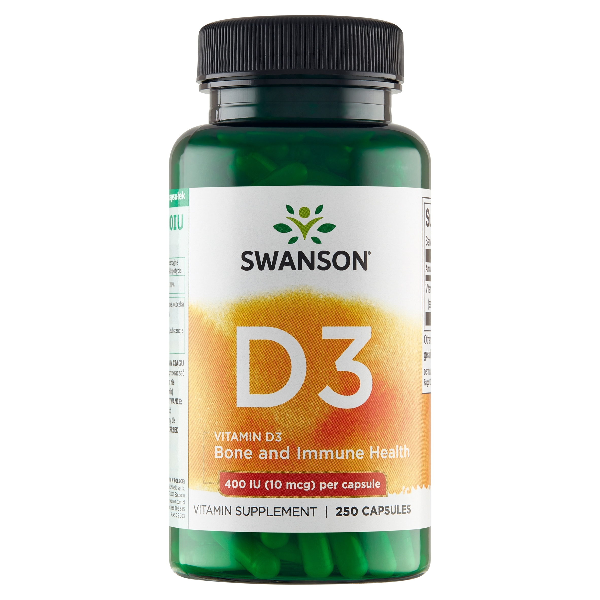 Suplement diety Swanson Health Products kapsułki 250 szt. D3 - obrazek 4