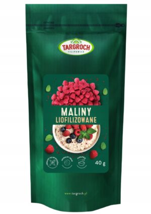 Maliny liofilizowane cały owoc 40 g Targroch