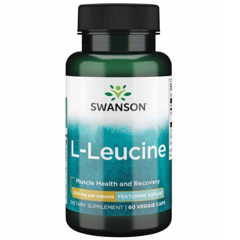 Swanson Ajipure L-Leucyna 500 mg 60 kaps.