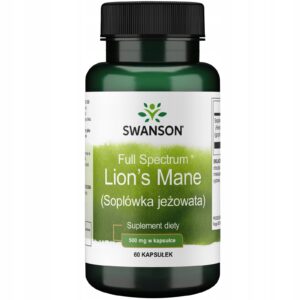 Suplement diety Swanson Lion's Mane Mushroom 60 kapsułek