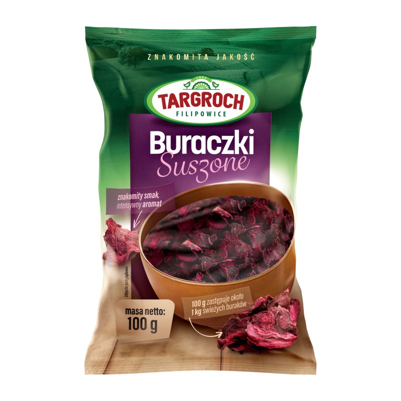 Buraczki suszone Targroch, 100g
