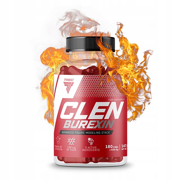 Wielozadaniowe kapsułki Trec Nutrition Clen Burexin smak naturalny - obrazek 6