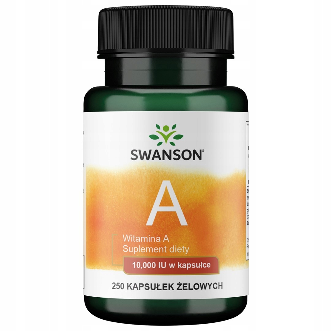 Suplement diety Swanson Health Products witamina A 10000IU 250 kaps. - obrazek 4