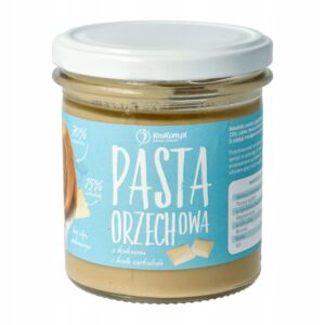 Pasta orzechowa KruKam z kokosem i białą czekoladą 300 g