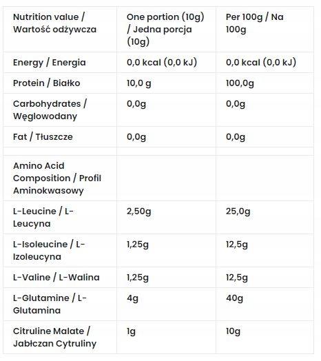 Proszek BCAA 7Nutrition BCAA Master 500g 7Nutrition 500 g cola - obrazek 3