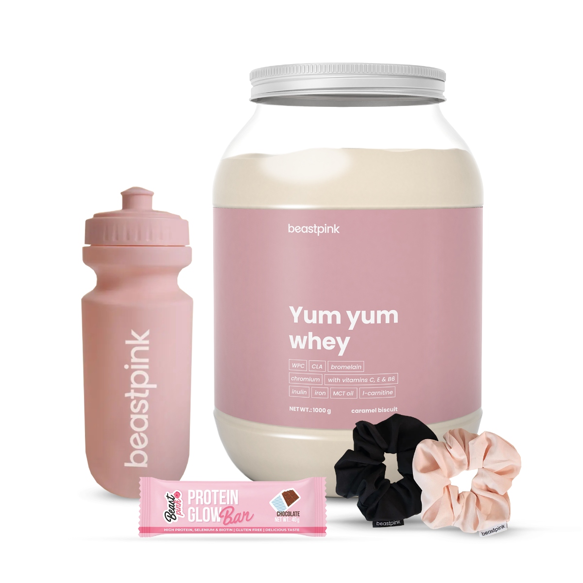 Odżywka białkowa BeastPink Yum Yum Whey WPC waniliowy 1000 g bez aspartamu - obrazek 3