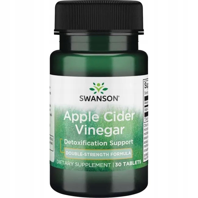 Apple Cider Vinegar 200mg 30 tabl. SWANSON - obrazek 4