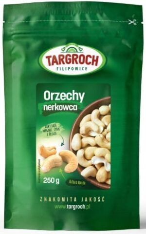 Orzechy nerkowca Targroch całe orzechy 250 g