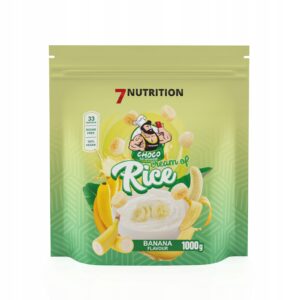 Kleik ryżowy proszek 7Nutrition Cream of Rice 1000g smak bananowy 1000 g