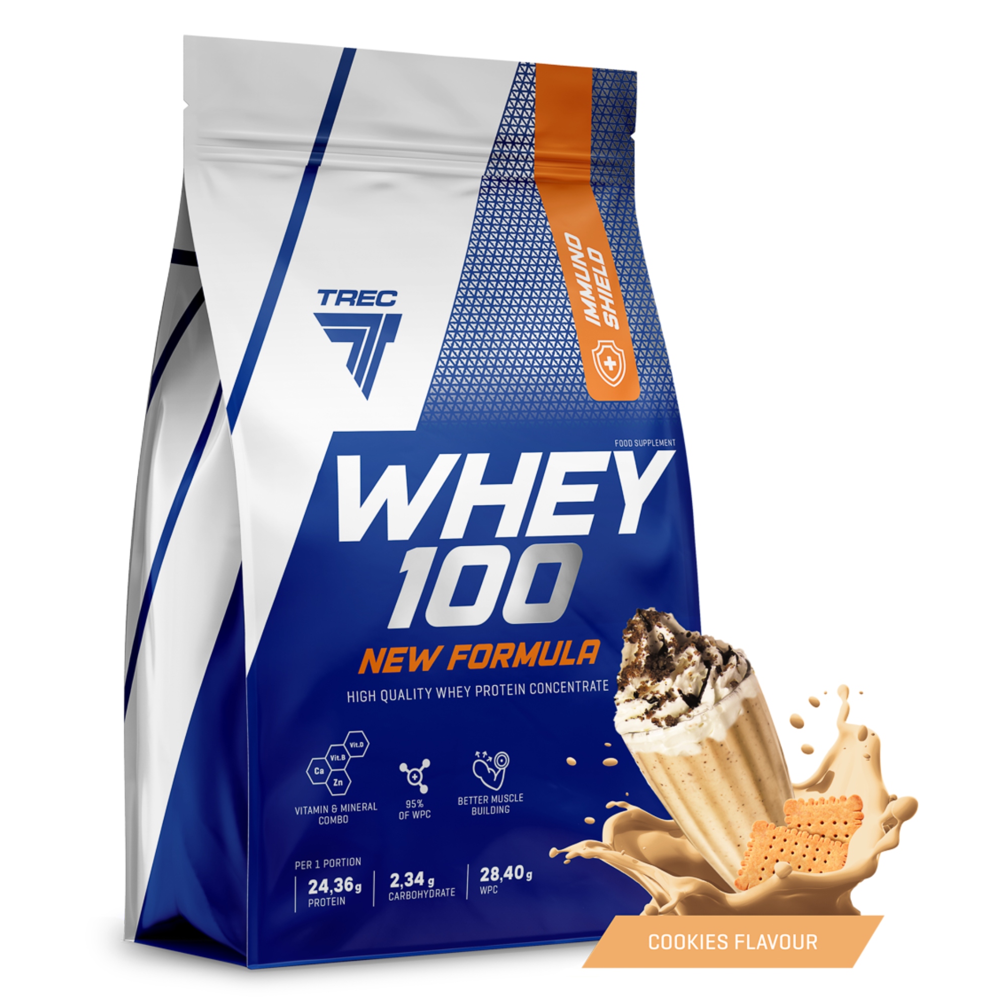 Odżywka białkowa koncentrat białka - WPC Trec Nutrition proszek 700 g smak - obrazek 2