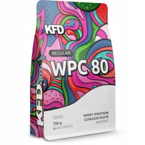 Odżywka białkowa KFD WPC 80 proszek 750 g smak kokosowy