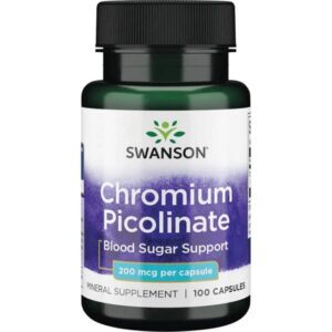 SWANSON CHROM PIKOLININAN 200MCG 100KAPS