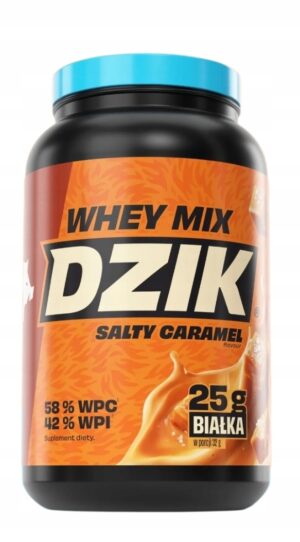 Odżywka białkowa WPC&WPI WHEY MIX DZIK 704g smak SŁONY KARMEL