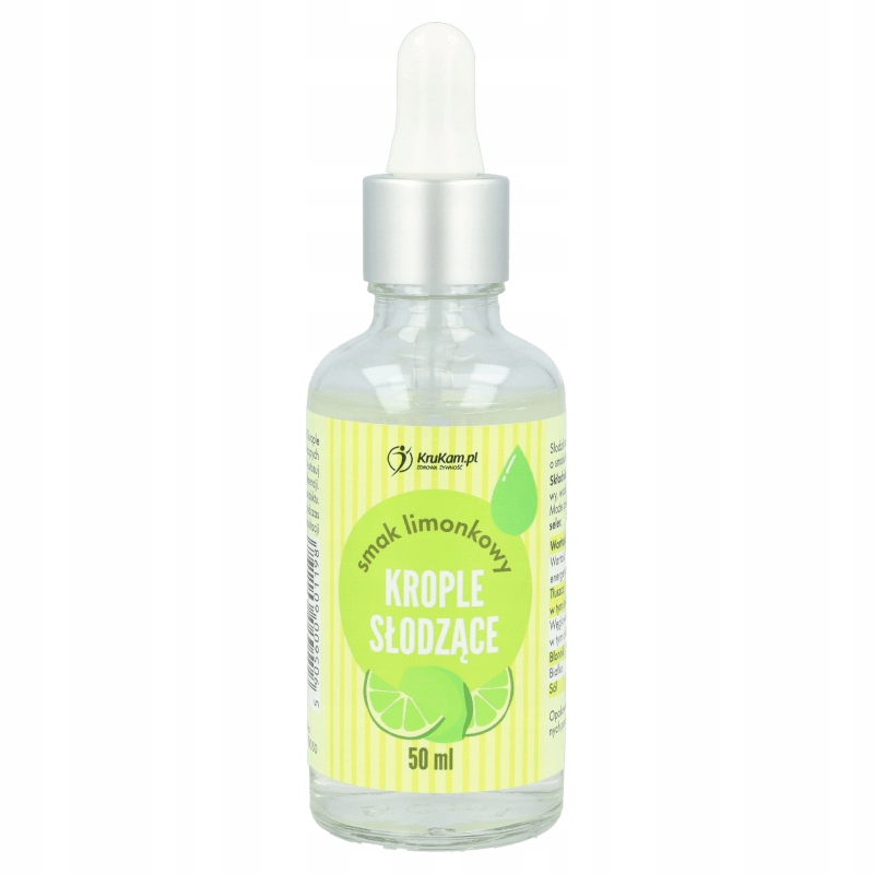 Krukam Aromat Limonkowy 50ml Krople Słodzące BEZ CUKRU