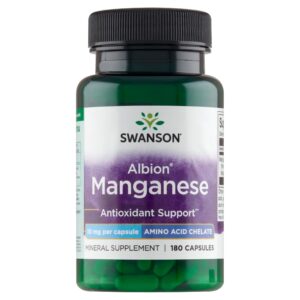 Swanson Albion Chelat Mangan kapsułki 180 szt.
