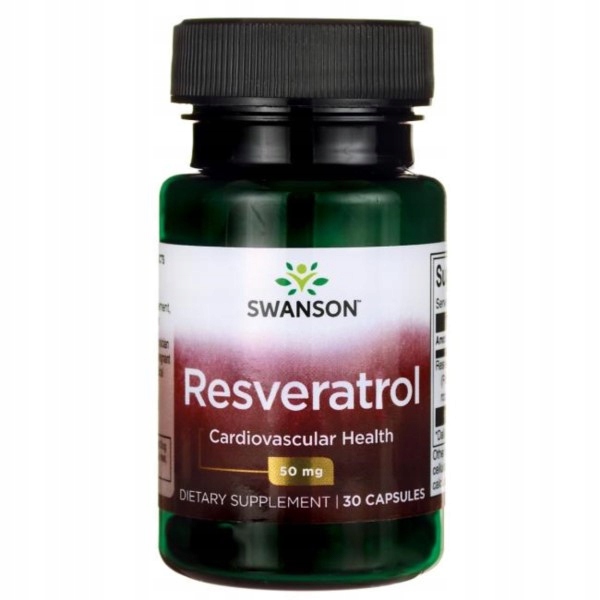 Kapsułki resweratrolu 50 mg Swanson Health Products 30 szt.