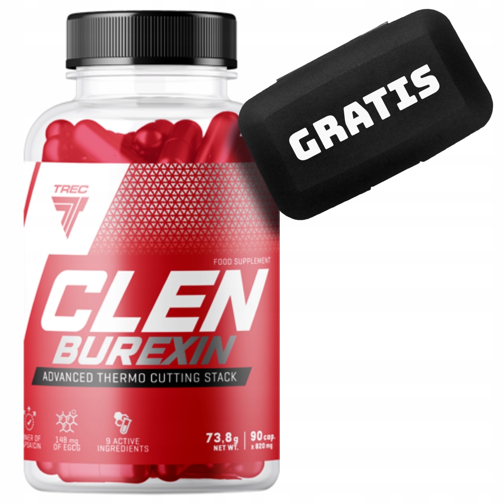 Wielozadaniowe kapsułki Trec Nutrition Clen Burexin smak naturalny - obrazek 7