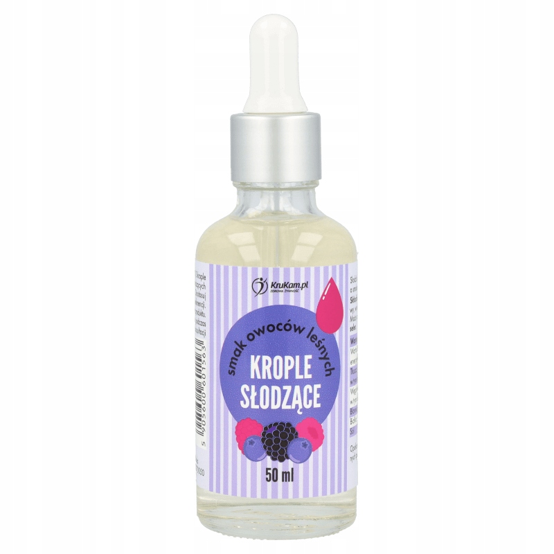KROPLE SŁODZĄCE 50ML KRUKAM - OWOCE LEŚNE