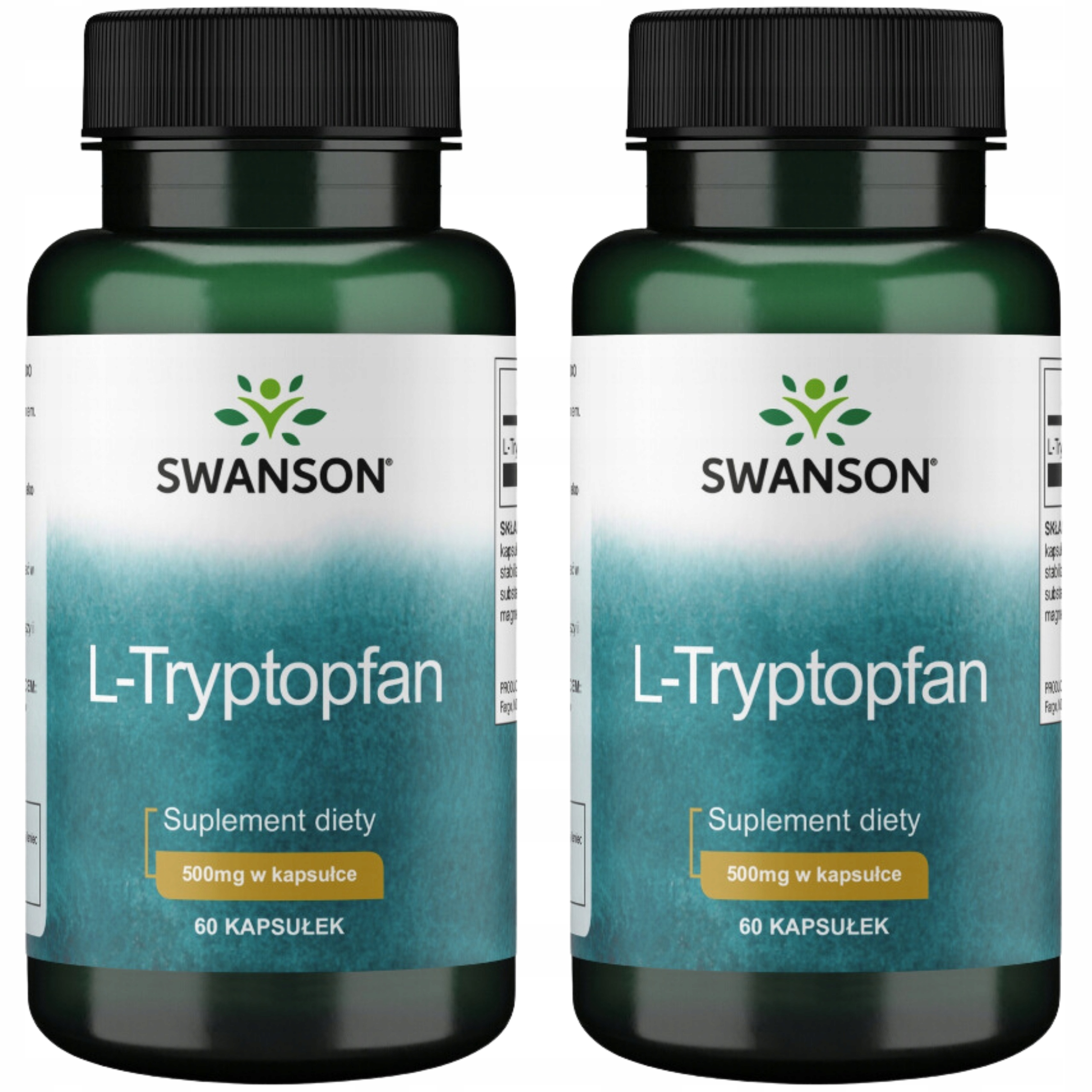 Suplement diety Swanson L-Tryptofan 500 mg 60 kapsułek - obrazek 8