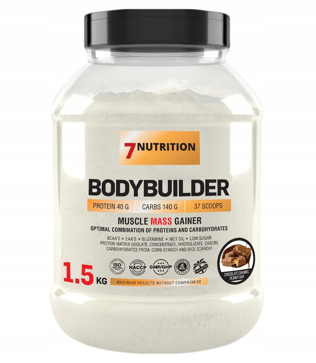 Gainer proszek bananowo-truskawkowy 7Nutrition 1500 g