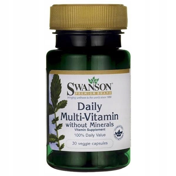 Swanson Multiwitamina Daily witaminy i minerały dla odporności 30 kapsułek - obrazek 2