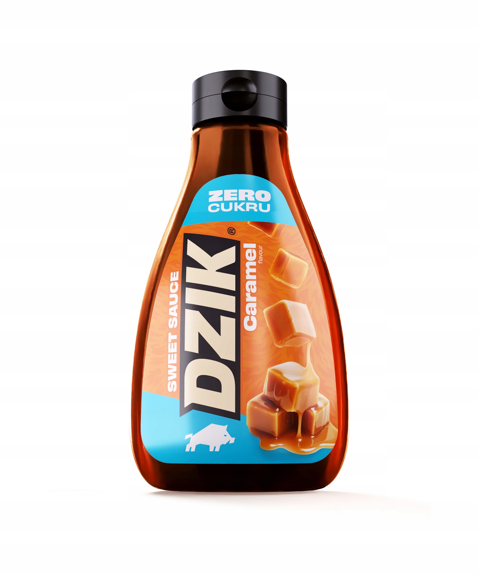 WK Dzik sos do deserów CARAMEL Zero Cukru karmelowy 425ml - obrazek 2