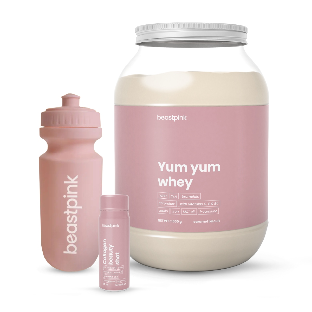 Odżywka białkowa BeastPink proszek 1000 g smak czekoladowo-orzechowy - obrazek 7