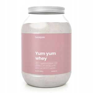 Odżywka białkowa BeastPink proszek 1000 g smak truskawkowy
