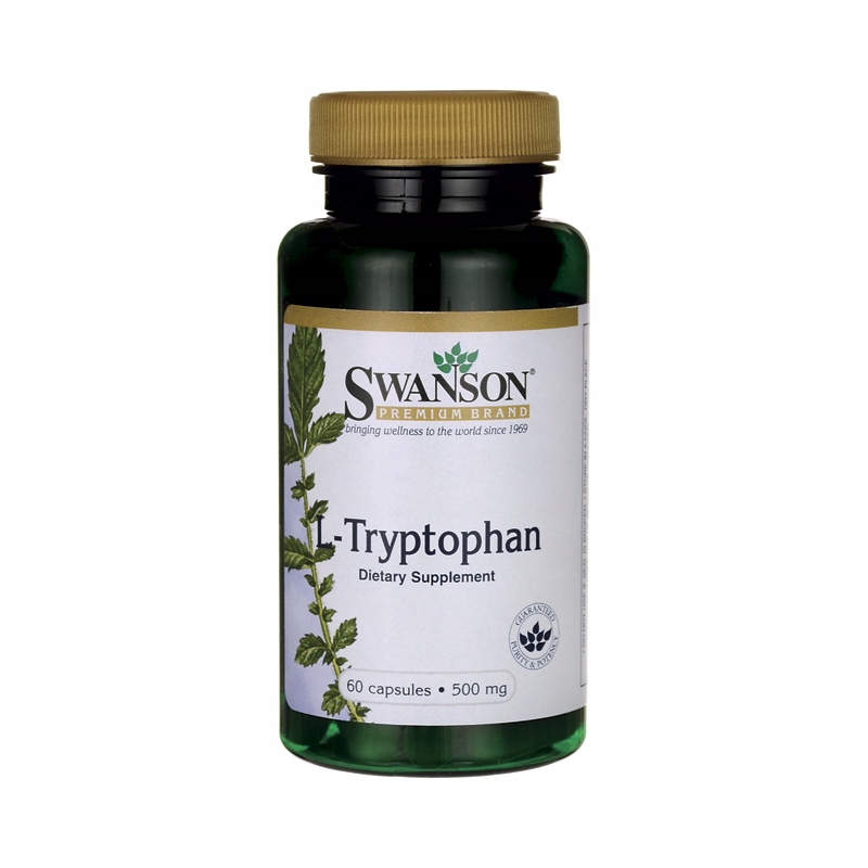 Suplement diety Swanson L-Tryptofan 500 mg 60 kapsułek - obrazek 4