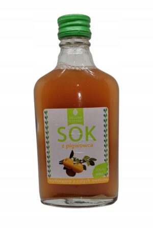 Sok Tłoczony z pigwowca 200 ml Zielona Tłocznia Z PIGWY 100% SOKU PIGWA