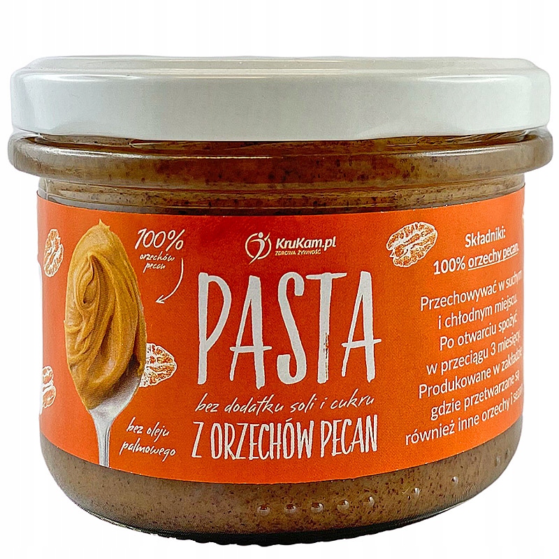 Pasta naturalny KruKam Pasta z orzechów pecan 150 g