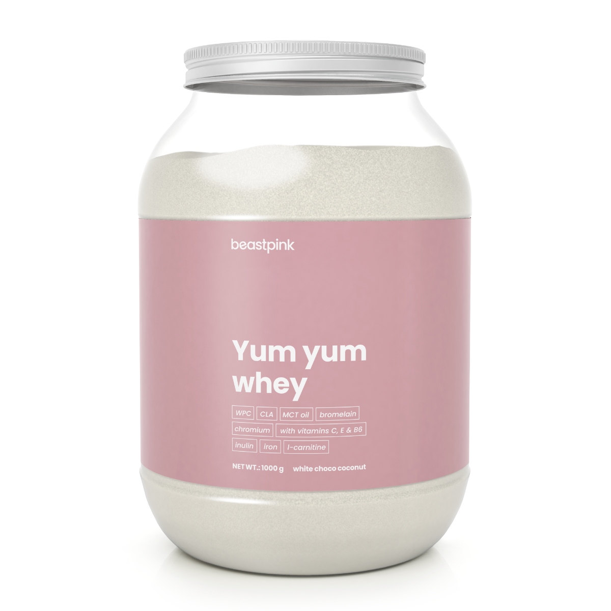 Odżywka białkowa BeastPink proszek 1000 g smak czekoladowo-orzechowy - obrazek 10