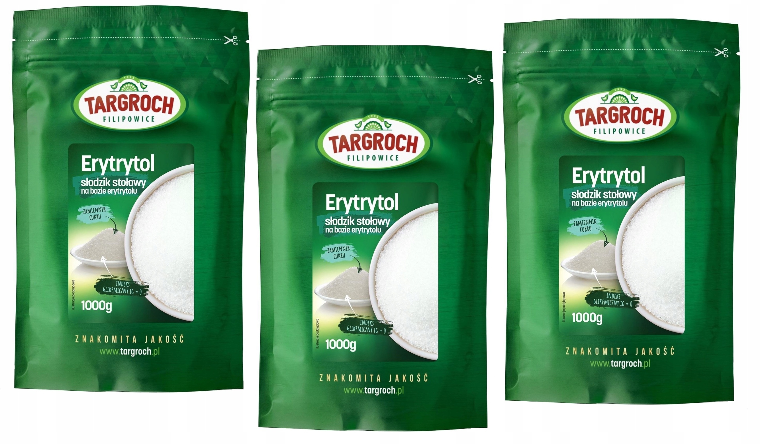 Erytrytol naturalny słodzik 1 kg Targroch - obrazek 6