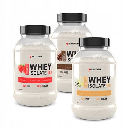 Odżywka białkowa izolat białka - WPI 7Nutrition proszek 500 g smak malinowy - obrazek 5