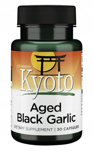 SWANSON Aged Black Garlic 30 kaps.