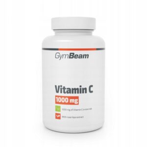 WITAMINA C 1000mg ODPORNOŚĆ ANTYOKSYDANT ZDROWIE WITALNOŚĆ - GymBeam 90 tab