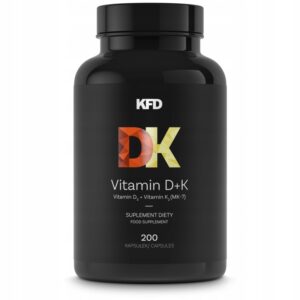 Suplement diety KFD witamina D3 + K2 MK7 kapsułki 200 szt.
