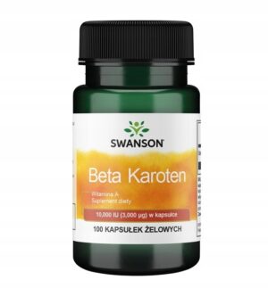 Suplement diety Swanson beta-karoten 10000 IU 100 kaps.