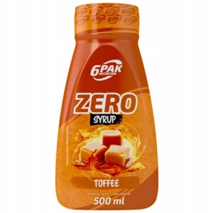 Syrop 6PAK Nutrition Zero 500 ml Toffee niskotłuszczowy bez cukru