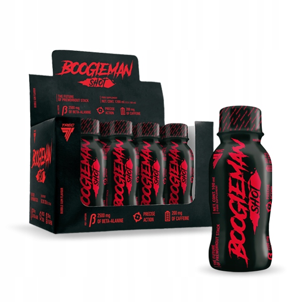 Odżywka przedtreningowa Trec Nutrition Boogieman Shot 100 ml guma balonowa - obrazek 3
